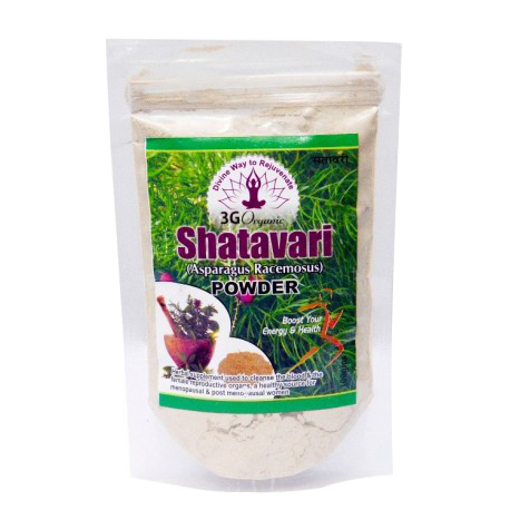 Shatavari Powder from 3G Organic satavar Asparagus Racemosus 100gms Premium