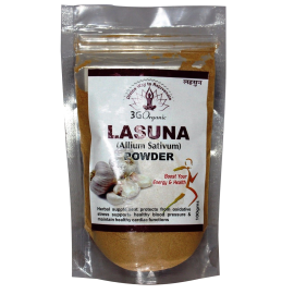 Garlic Powder from 3G Organic Lasuna Allium sativum 100gms Premium